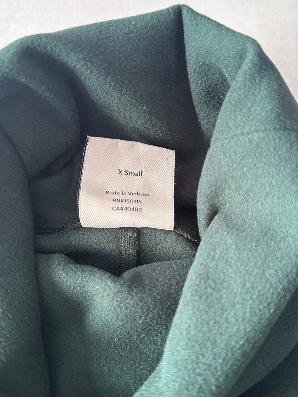 Varley Ariana High Neck Midlayer Pullover Forest Green XS - Picture 5 of 9